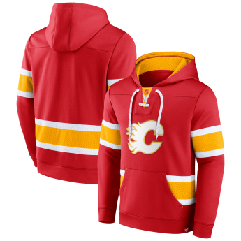 Calgary Flames мъжки суитшърт с качулка Iconic NHL Exclusive Pullover Hoodie red