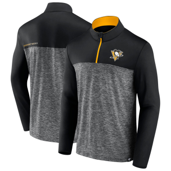Pittsburgh Penguins мъжки суитшърт Iconic Defender 1/4 Zip black