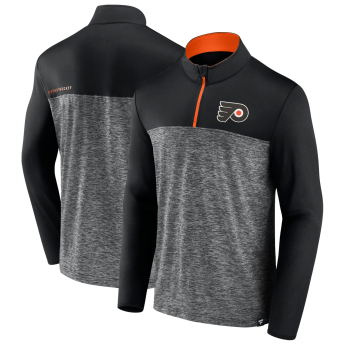 Philadelphia Flyers мъжки суитшърт Iconic Defender 1/4 Zip black