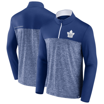 Toronto Maple Leafs мъжки суитшърт Iconic Defender 1/4 Zip blue