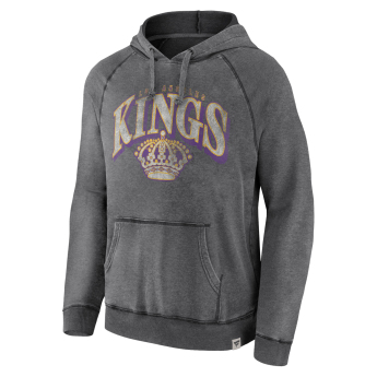 Los Angeles Kings мъжки суитшърт с качулка True Classics Washed Pullover Hoodie grey