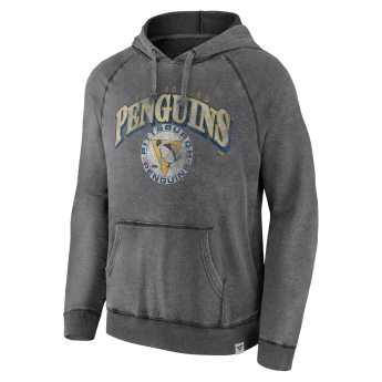 Pittsburgh Penguins мъжки суитшърт с качулка True Classics Washed Pullover Hoodie grey