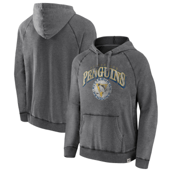 Pittsburgh Penguins мъжки суитшърт с качулка True Classics Washed Pullover Hoodie grey