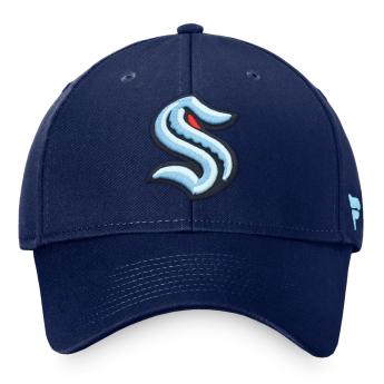 Seattle Kraken баскетболна шапка с козирка Core Structured Adjustable blue