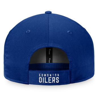 Edmonton Oilers баскетболна шапка с козирка Core Structured Adjustable blue