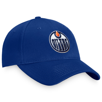 Edmonton Oilers баскетболна шапка с козирка Core Structured Adjustable blue
