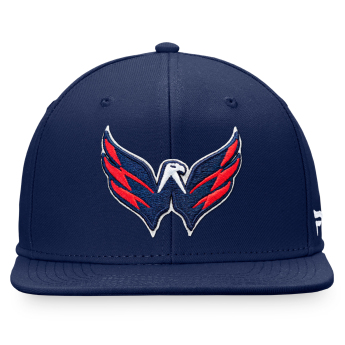Washington Capitals шапка с козирка flat Core Snapback blue