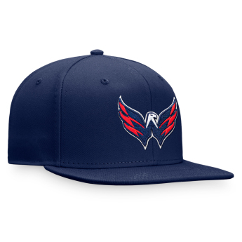 Washington Capitals шапка с козирка flat Core Snapback blue