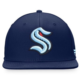Seattle Kraken шапка с козирка flat Core Snapback blue