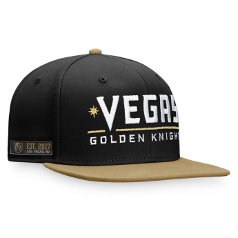 Vegas Golden Knights шапка с козирка flat Iconic Color Blocked Snapback BB