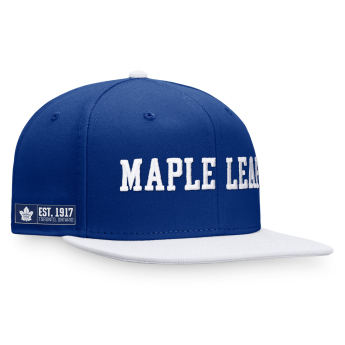 Toronto Maple Leafs шапка с козирка flat Iconic Color Blocked Snapback BW