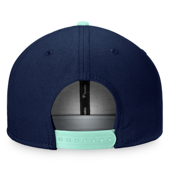 Seattle Kraken шапка с козирка flat Iconic Color Blocked Snapback BG