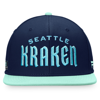 Seattle Kraken шапка с козирка flat Iconic Color Blocked Snapback BG