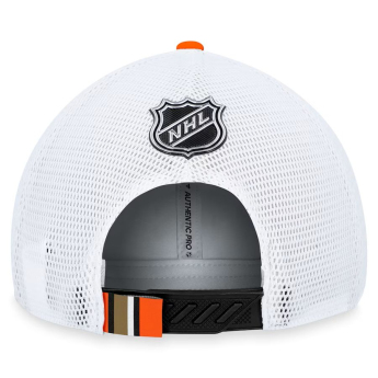 Anaheim Ducks баскетболна шапка с козирка Draft 2023 Podium Trucker Adjustable Authentic Pro