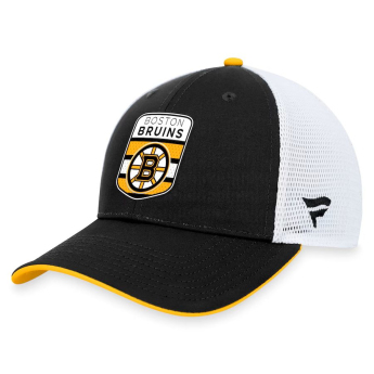 Boston Bruins баскетболна шапка с козирка Draft 2023 Podium Trucker Adjustable Authentic Pro