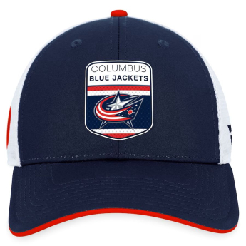 Columbus Blue Jackets баскетболна шапка с козирка Draft 2023 Podium Trucker Adjustable Authentic Pro