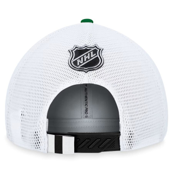 Dallas Stars баскетболна шапка с козирка Draft 2023 Podium Trucker Adjustable Authentic Pro