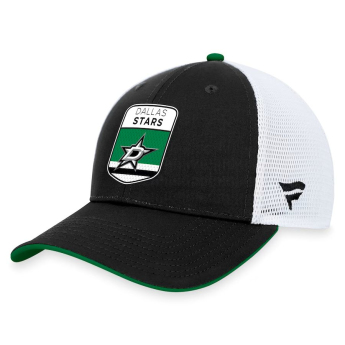 Dallas Stars баскетболна шапка с козирка Draft 2023 Podium Trucker Adjustable Authentic Pro