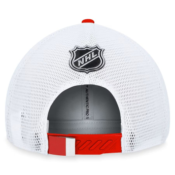 Detroit Red Wings баскетболна шапка с козирка Draft 2023 Podium Trucker Adjustable Authentic Pro