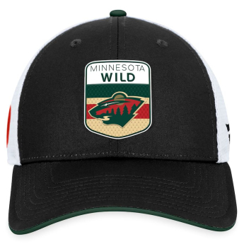 Minnesota Wild баскетболна шапка с козирка Draft 2023 Podium Trucker Adjustable Authentic Pro