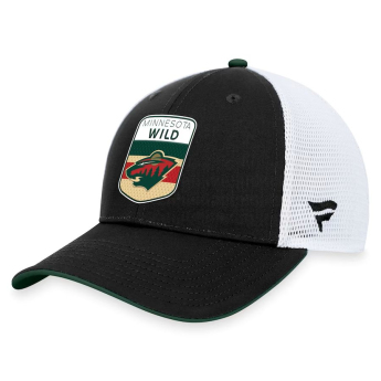 Minnesota Wild баскетболна шапка с козирка Draft 2023 Podium Trucker Adjustable Authentic Pro