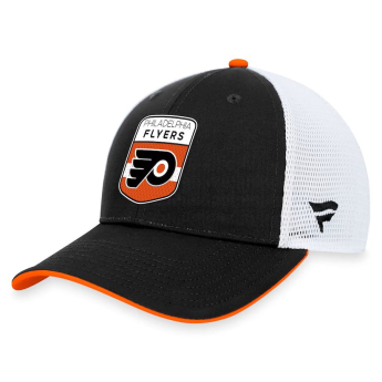 Philadelphia Flyers баскетболна шапка с козирка Draft 2023 Podium Trucker Adjustable Authentic Pro