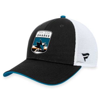 San Jose Sharks баскетболна шапка с козирка Draft 2023 Podium Trucker Adjustable Authentic Pro