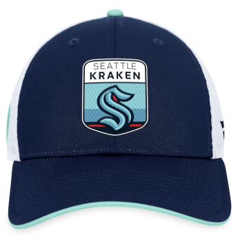Seattle Kraken баскетболна шапка с козирка Draft 2023 Podium Trucker Adjustable Authentic Pro