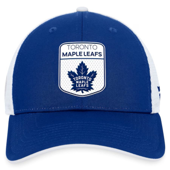 Toronto Maple Leafs баскетболна шапка с козирка Draft 2023 Podium Trucker Adjustable Authentic Pro