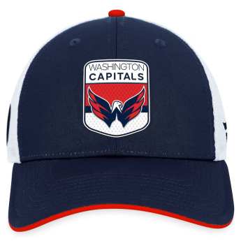 Washington Capitals баскетболна шапка с козирка Draft 2023 Podium Trucker Adjustable Authentic Pro