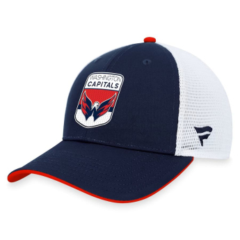 Washington Capitals баскетболна шапка с козирка Draft 2023 Podium Trucker Adjustable Authentic Pro