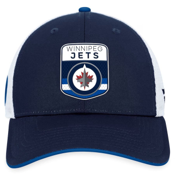 Winnipeg Jets баскетболна шапка с козирка Draft 2023 Podium Trucker Adjustable Authentic Pro