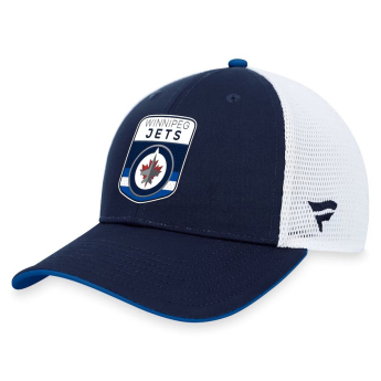 Winnipeg Jets баскетболна шапка с козирка Draft 2023 Podium Trucker Adjustable Authentic Pro