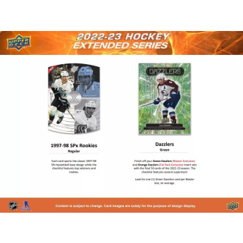 NHL кутии хокей карти NHL 2022-23 Upper Deck Extended Series Blaster Box