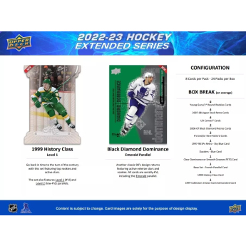 NHL кутии хокей карти NHL 2022-23 Upper Deck Extended Series Hobby Box
