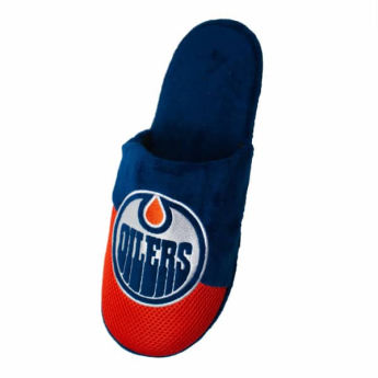 Edmonton Oilers мъжки пантофи Logo Staycation Slipper