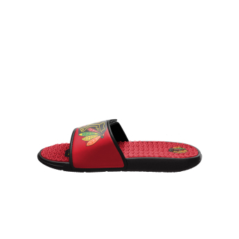 Chicago Blackhawks мъжки пантофи Colorblock Slipper