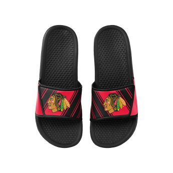 Chicago Blackhawks мъжки пантофи Legacy Velcro Sport Slide Slipper