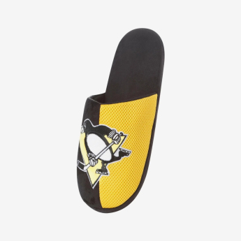 Pittsburgh Penguins мъжки пантофи Logo Staycation Slipper