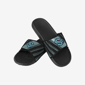 Seattle Kraken мъжки пантофи Legacy Velcro Sport Slide Slipper