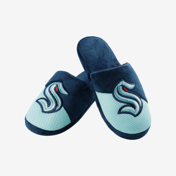 Seattle Kraken мъжки пантофи Logo Staycation Slipper