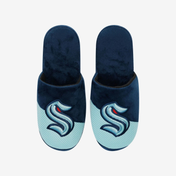 Seattle Kraken мъжки пантофи Logo Staycation Slipper