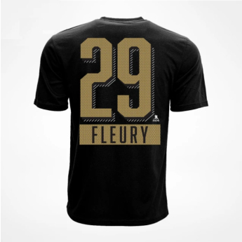 Vegas Golden Knights мъжка тениска Marc-Andre Fleury Icing TEE black