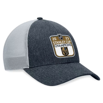 Vegas Golden Knights баскетболна шапка с козирка 2023 Stanley Cup Champions Locker Room Adjustable Hat greyS