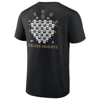 Vegas Golden Knights мъжка тениска 2023 Stanley Cup Champions Jersey Roster