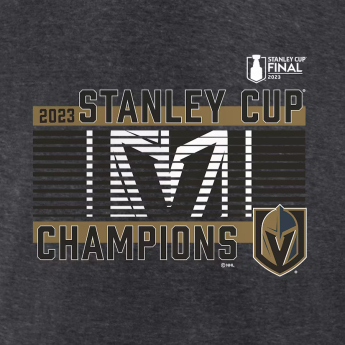 Vegas Golden Knights мъжка тениска 2023 Stanley Cup Champions Roster Heather Charcoal