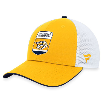 Nashville Predators детска бейзболна шапка с козирка Draft 2023 Podium Trucker Adjustable Authentic Pro