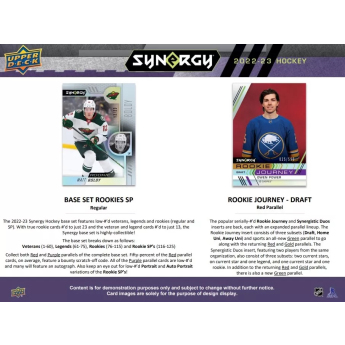 NHL кутии хокей карти NHL 2022-23 Upper Deck Synergy Hobby Box