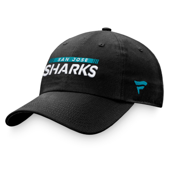San Jose Sharks баскетболна шапка с козирка Unstr Adj Black