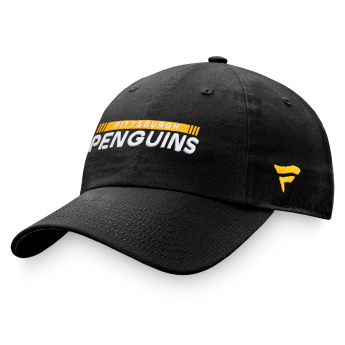 Pittsburgh Penguins баскетболна шапка с козирка Unstr Adj Black